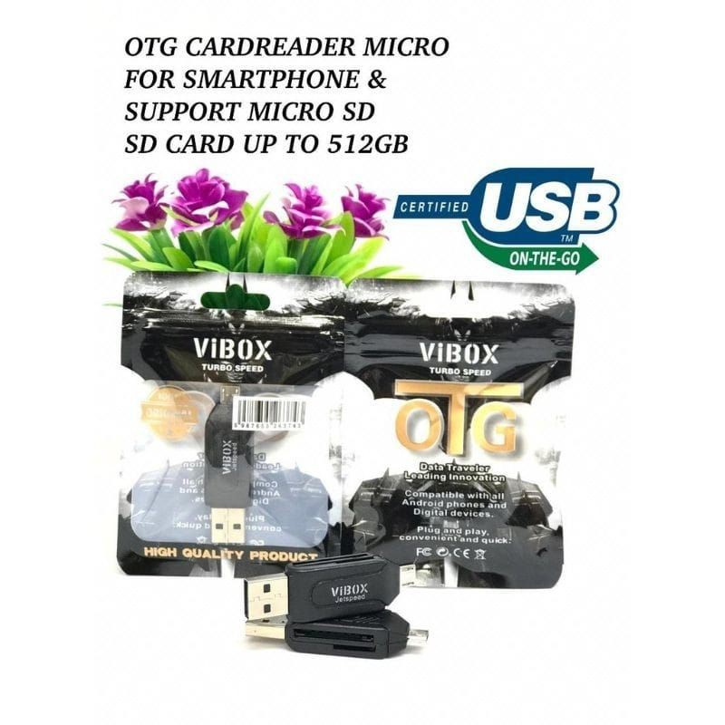 OTG CARD READER USB MICRO VIBOX CARD READER OTG MICRO VIBOX