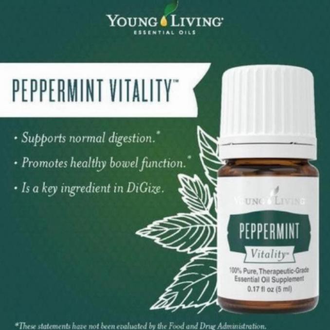 Peppermint Vitality Essential Oil Young Living Singapura 5Ml Selarida8