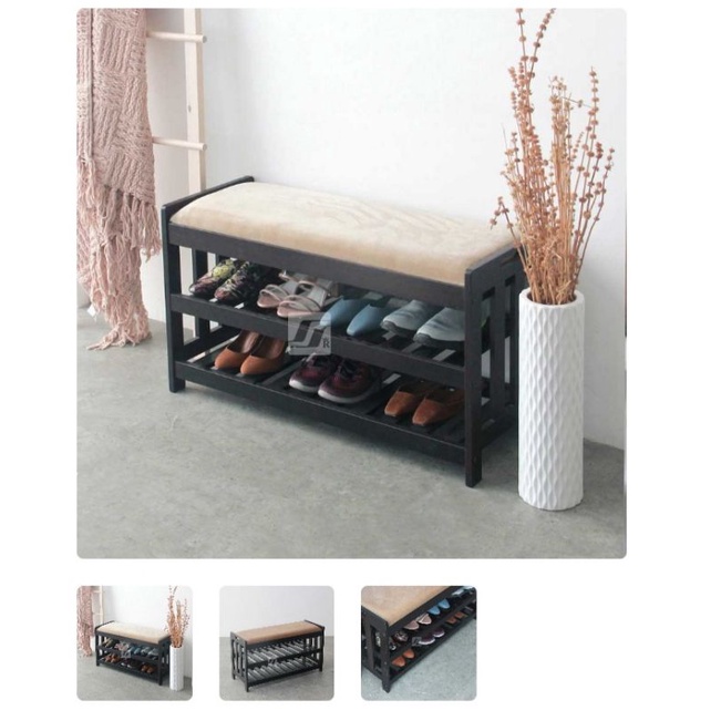 Rak Sepatu Winfield - Light Espresso