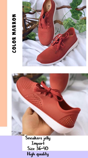 (BISA COD) SEPATU KETS JELLY (BLC 36-40)