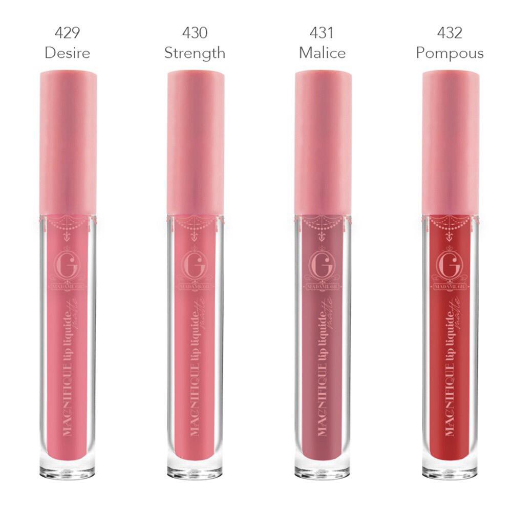 Madame Gie Magnifique Lip Liquide Matte Nude Series