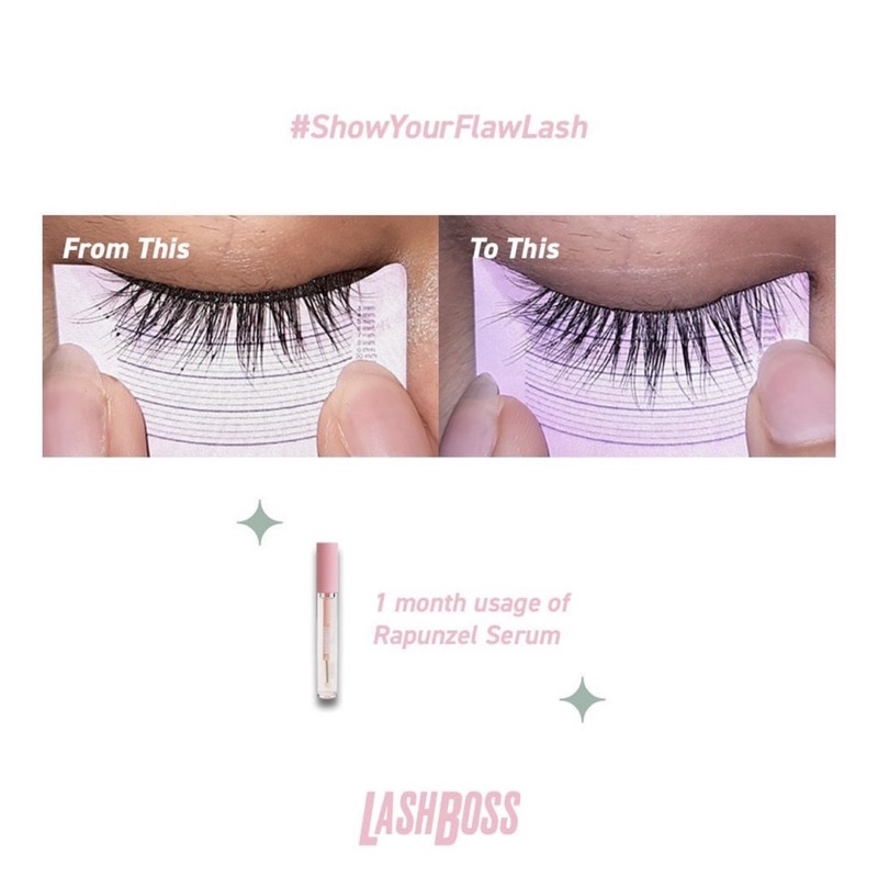 FREE GIFT LASH BOSS rapunzel serum bulu mata alis memanjangkan menebalkan menghitamkan murah bpom lash and brow lashboss bulu mata alis