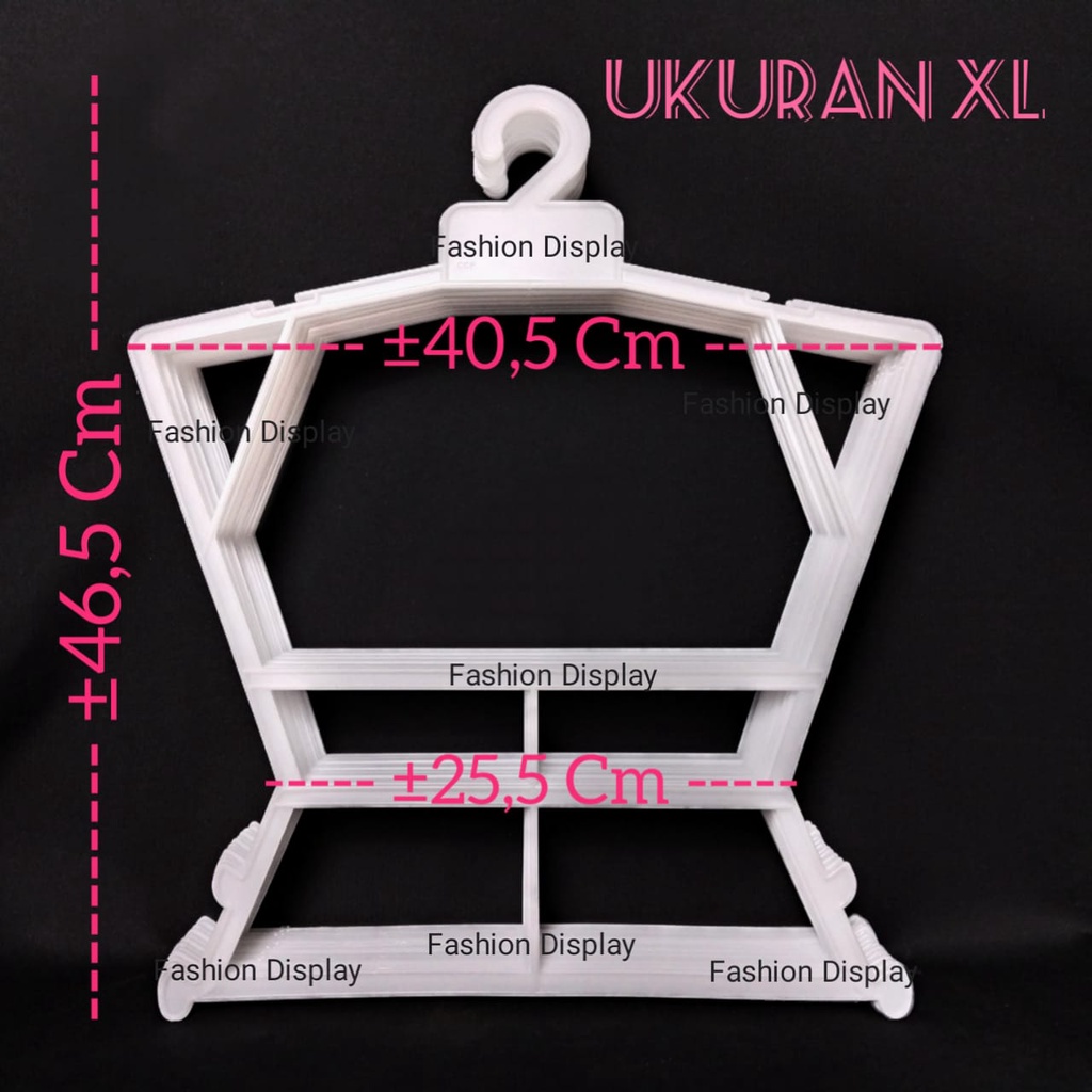 Hanger Setelan Size Dewasa Jumbo XL / Hanger Layang 16 Inch / Gantungan Setelan Baju(BH)