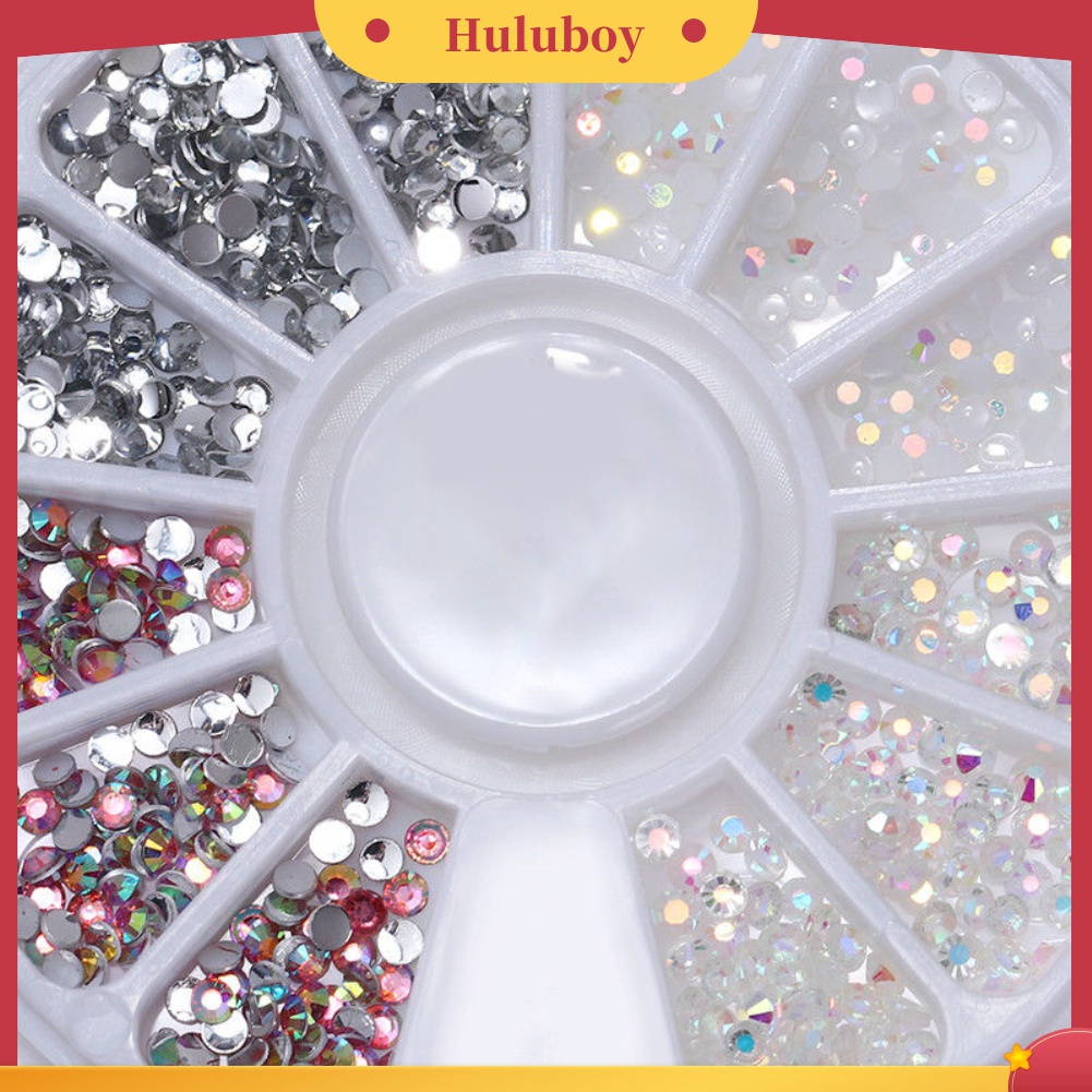 Huluboy Huluboy♡ Berlian Imitasi 3D Bahan Resin Untuk Dekorasi Nail Art