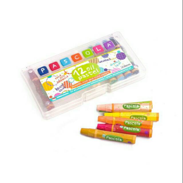 

Crayon Pascola oil pastel 12 warna