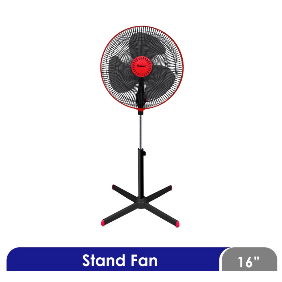 Kipas Angin Berdiri Stand Fan Kaki Silang Cosmos 16 Inch 16-XDC / 16 XDC / 16XDC