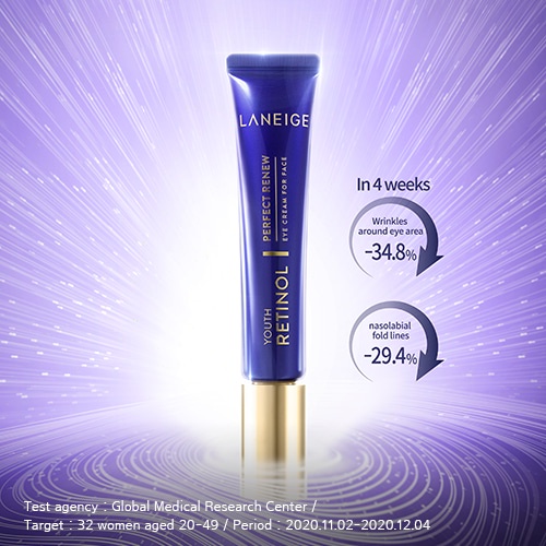 Laneige Perfect Renew Youth Retinol Eye Cream Travel Size Laneige Eye Cream Laneige Moisturizer Lane