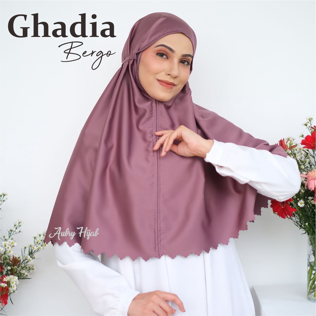 Ghadia Bergo / Jilbab Bergo / Hijab Instant / Jilbab Bergo Instant / Hijab Motif / Jilbab Motif / Ji