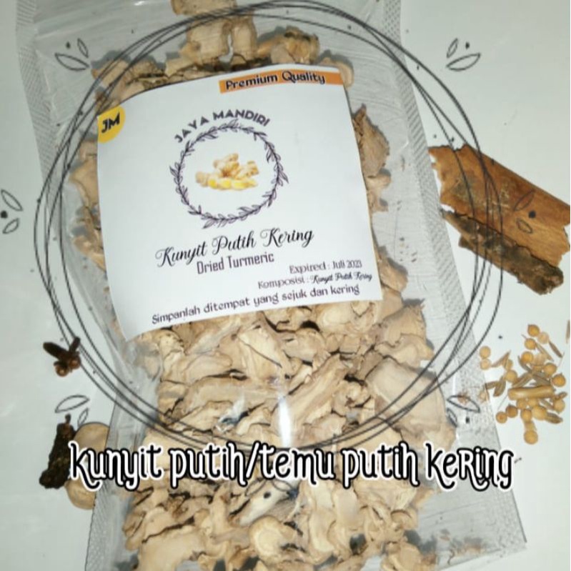 

100gr Kunyit Putih Kering / Curcuma Zedoaria / Rempah