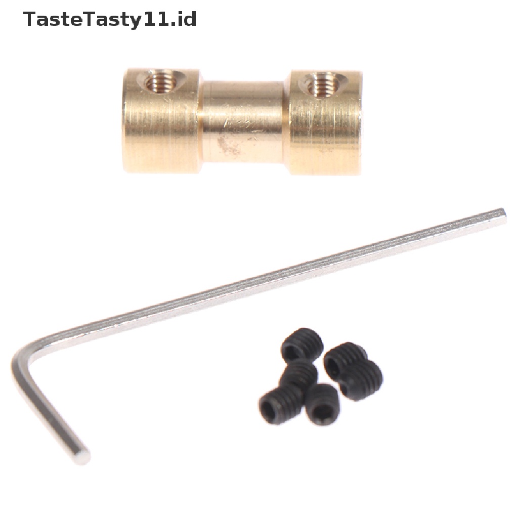 (Tastetasty) Konektor Shaft Motor Bahan Kuningan Ukuran 2-6mm