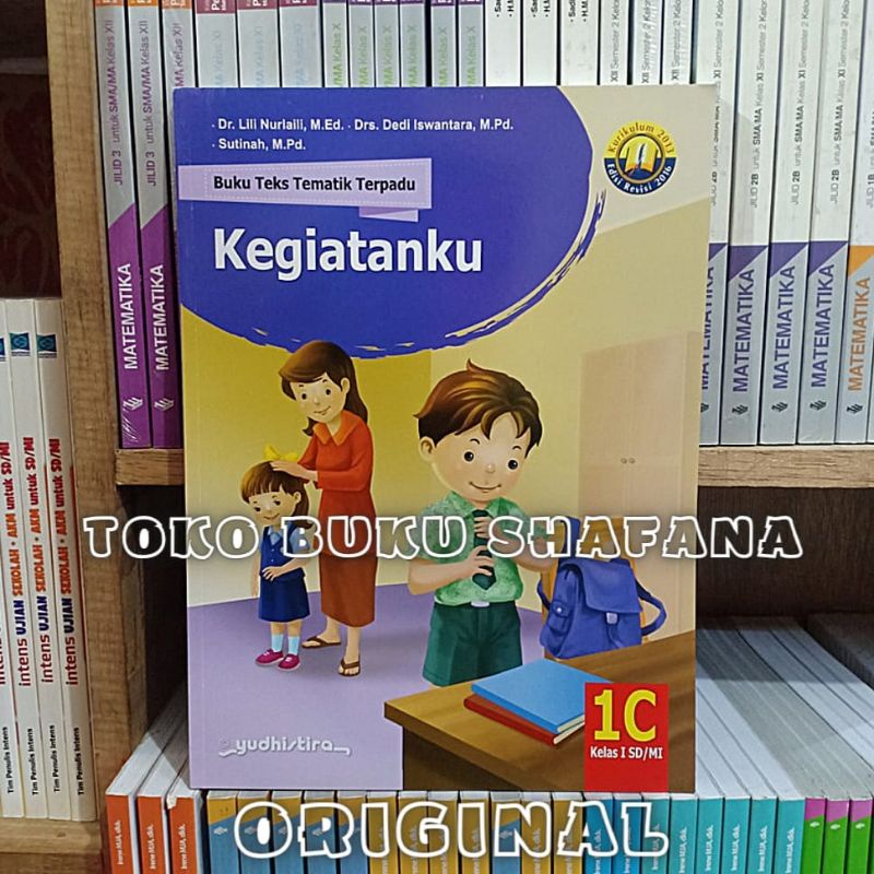 Paket 4 Buku Tematik Terpadu Yudhistira 1A 1B 1C 1D K13 Edisi Revisi Kelas 1 SD ORI