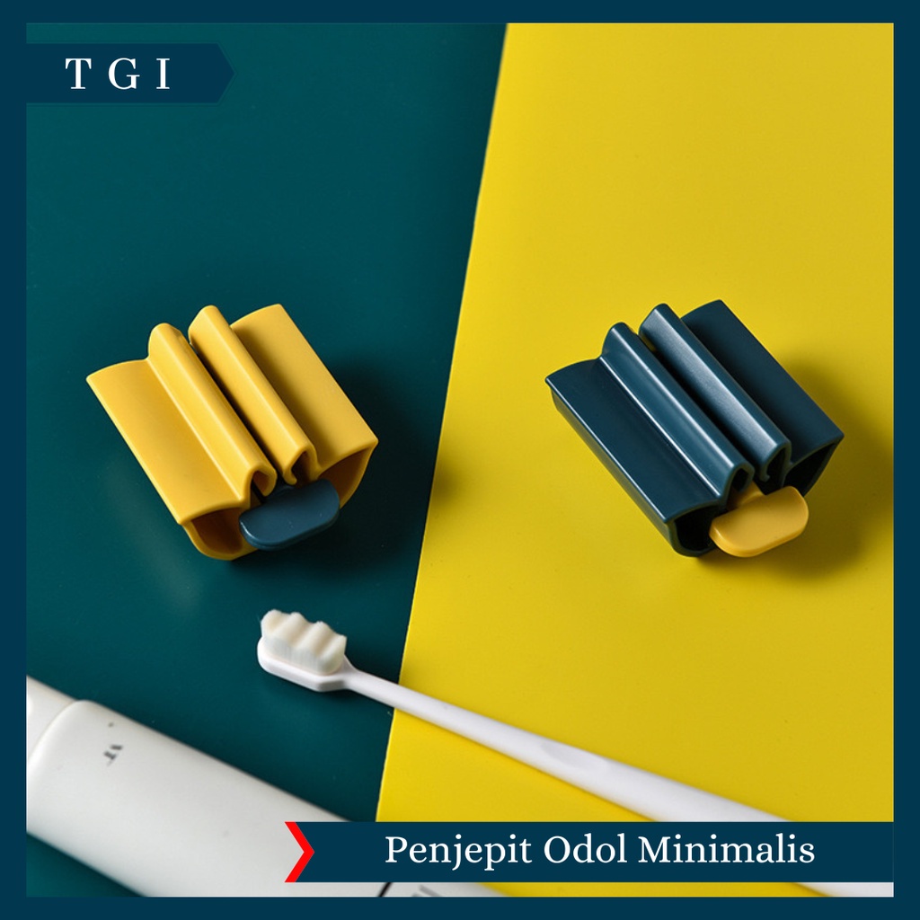 TGI - ALAT PENJEPIT ODOL PASTA GIGI / PENJEPIT ROLL PASTA GIGI / DISPENSER PENJEPIT PASTA GIGI / DISPENSER ODOL MODERN STAND PENJEPIT ODOL DENGAN PUTARAN TOOTHPASTE SQUEEZER