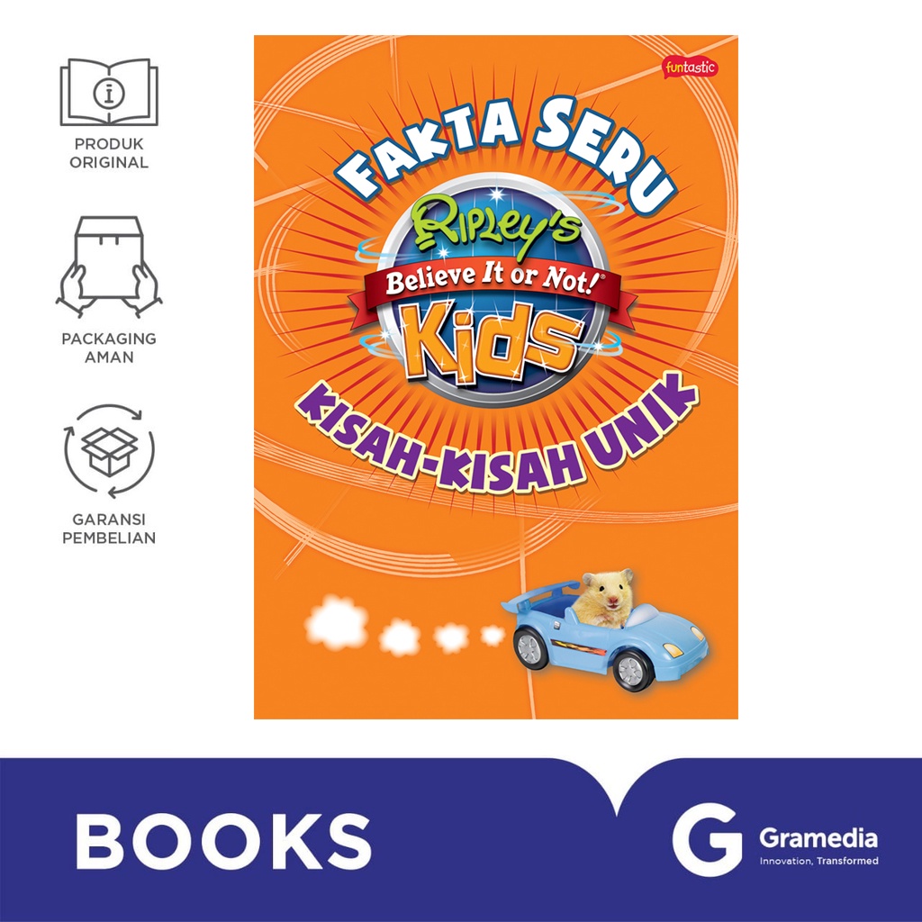 Gramedia Bali - Ripley’s Believe It or Not! Kids Fakta Seru – Kisah-kisah Unik