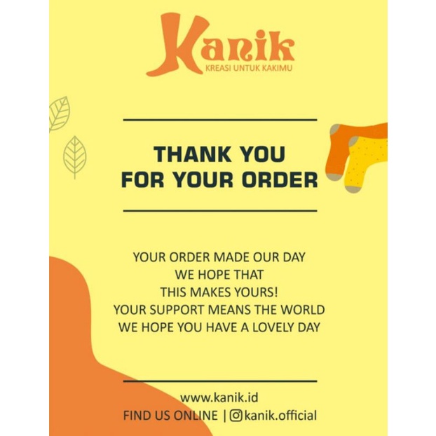 

thanks card bahan hvs