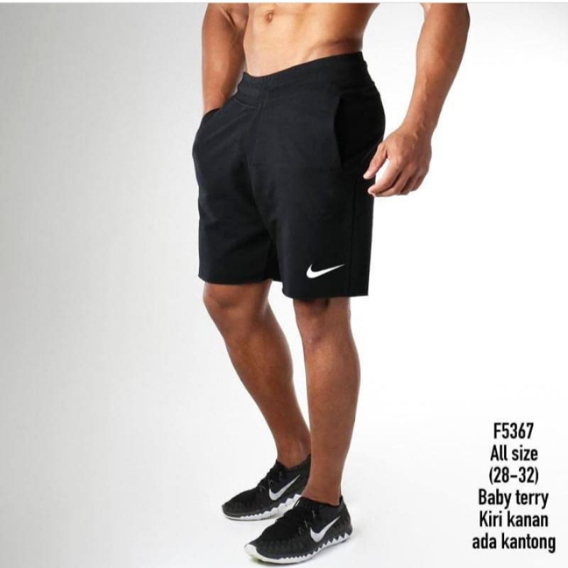  Celana  Pendek  Pria Sport Gym Fitnes Running  Senam Shopee 