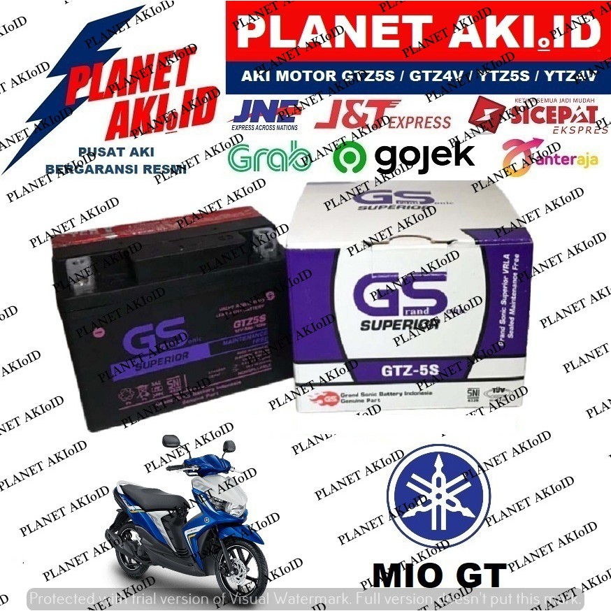 Aki Motor Yamaha Mio GT GTZ5S Accu Kering MF