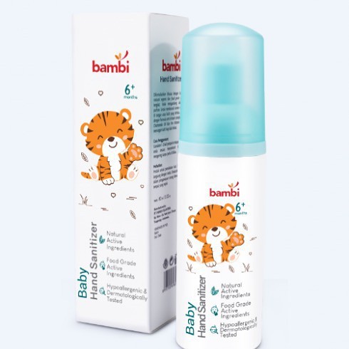 Bambi Baby Hand Sanitizer untuk bayi dan anak anak 60ml