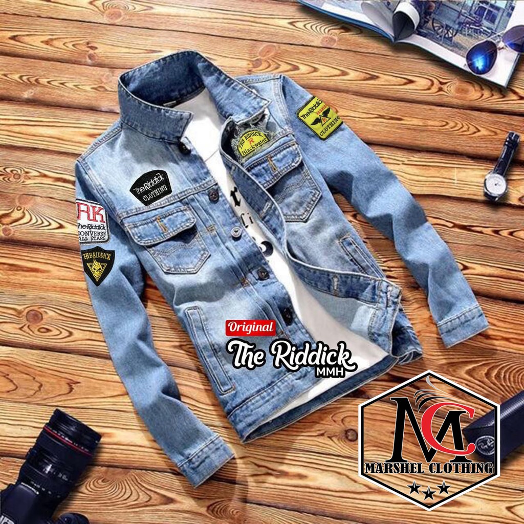 RCL - THE RIDDICK-JAKET JEANS EMBLEM-JEANS COWOK-JEANS FULL BORDIR-JAKET LEV'IS PRIA-JEANS DENIM 03