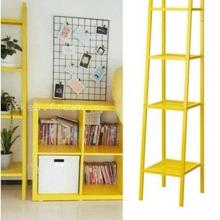 Rak Penyimpanan Tingkat Triangle Shaped Blue Tiga Layer 