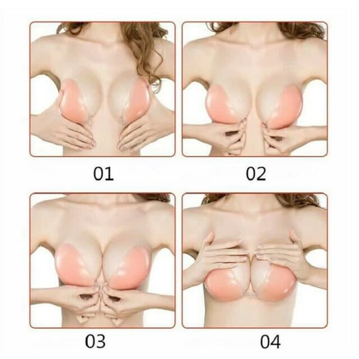 Freebra Silicon Push Up Nu Bra Angel Wings Bra