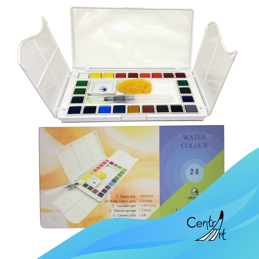 

Maries Solid Water Colour 24 color
