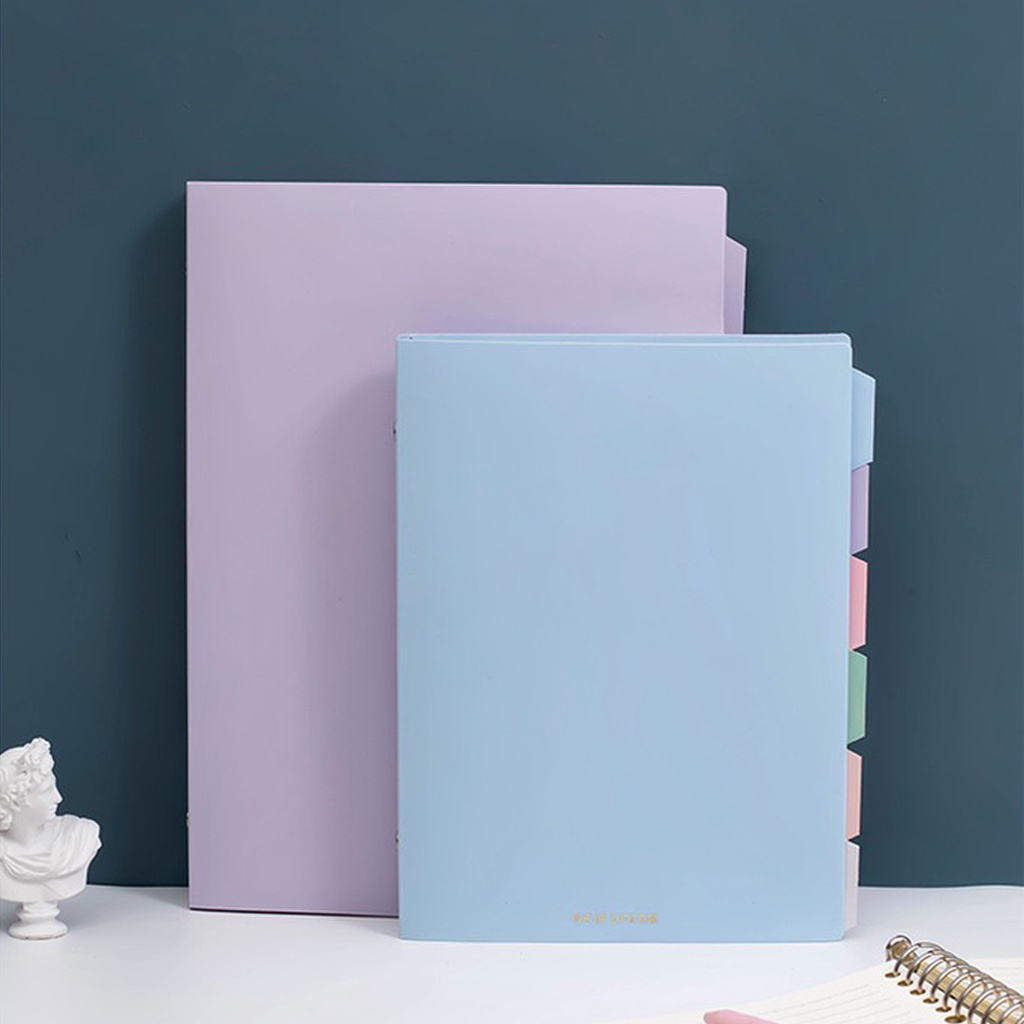 

InJO NEJA LIFE PASTEL MORANDI A5/B5 LOOSE LEAF BINDER NOTEBOOK