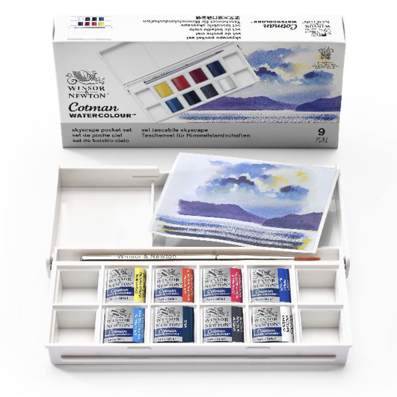 

Cat Air Cotman Watercolour Skyscape Pocket Set 9 Winsor & Newton