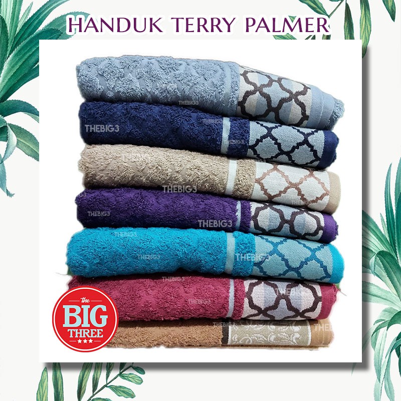 TERRY PALMER Signature / Premium Handuk Mandi  70X140 / 50X100 Tebal Lembut Besar TBT