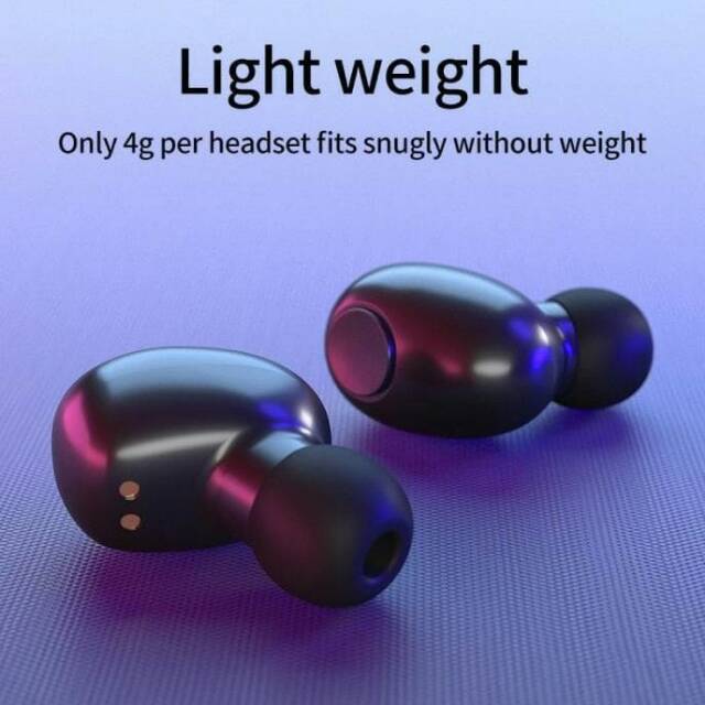 Headset Earphone Bluetooth 5.0 LED Digital Display Wireless Gaming Mode TWS T8 IPX7 Water Proof