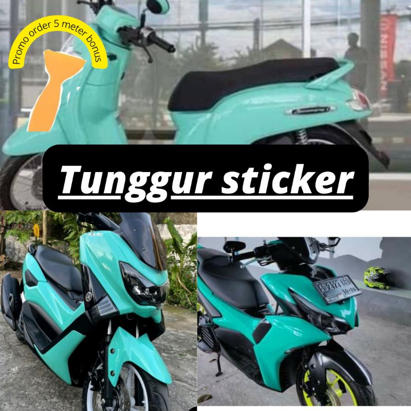 SKOTLET MOTOR SKOTLET MOBIL SKOTLET Hijau tosca ,MInt DOff  , Glossy, BIRU MUDA DOFF STIKER biru tua