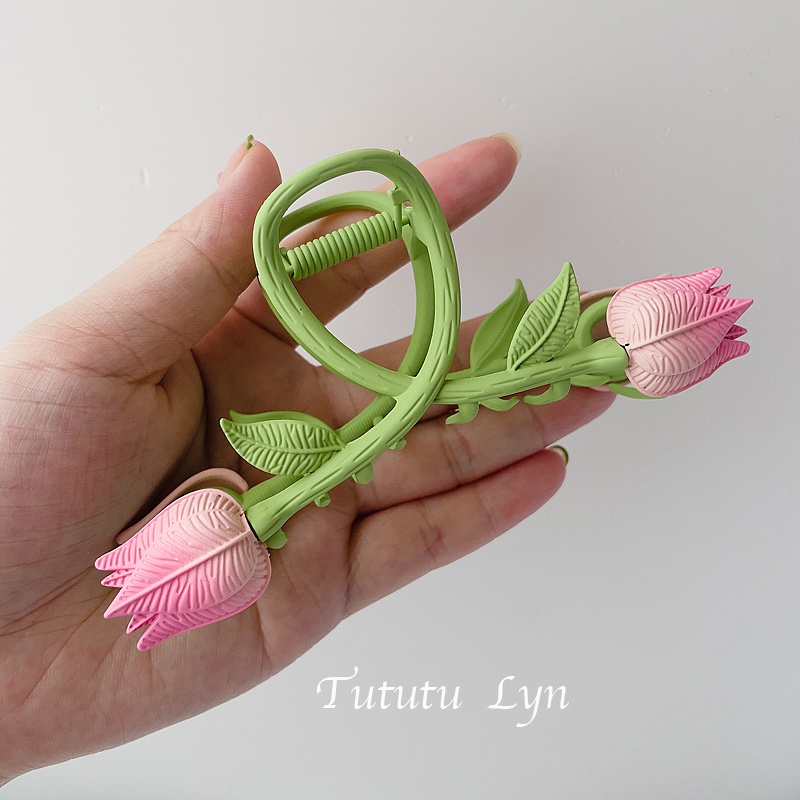Jepit Rambut Extension Bentuk Tulip Untuk Wanita