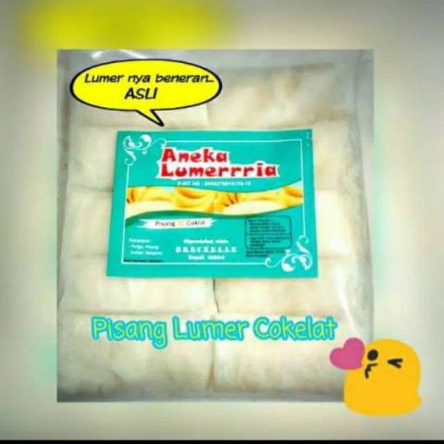 

Pisang Lumer Coklat
