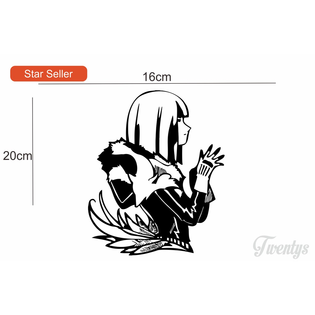 

STIKER GIRLS ANIME CUTTING STICKER VINYL DECAL