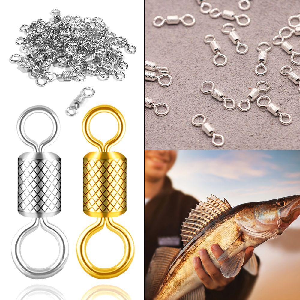 Aksesoris Konektor Kait Pancing TOP 8-Ring High-Speed Swivel Fishing Accessories