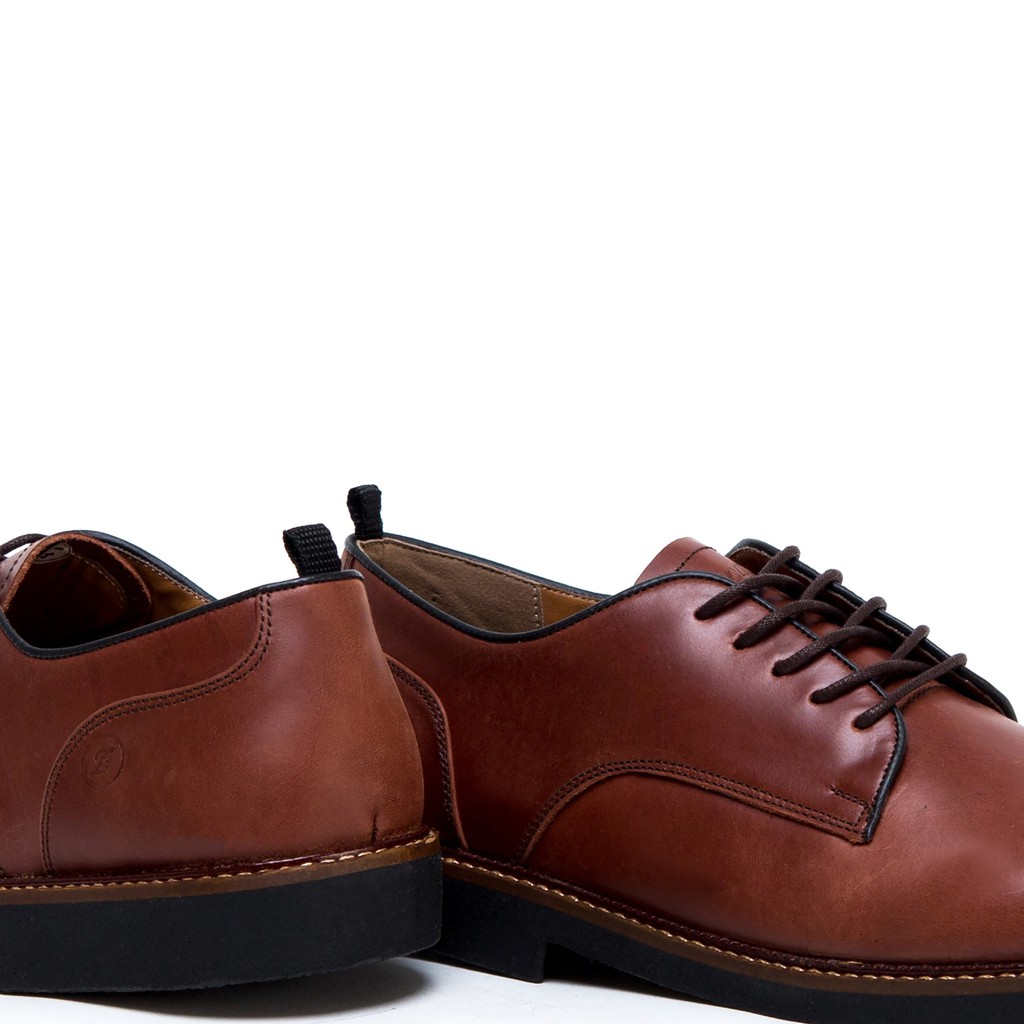 FOSTER BROWN | FORIND x Zapato | Sepatu Kulit Asli Vintage Klasik Pria/Cowok/Men - Derby - Footwear