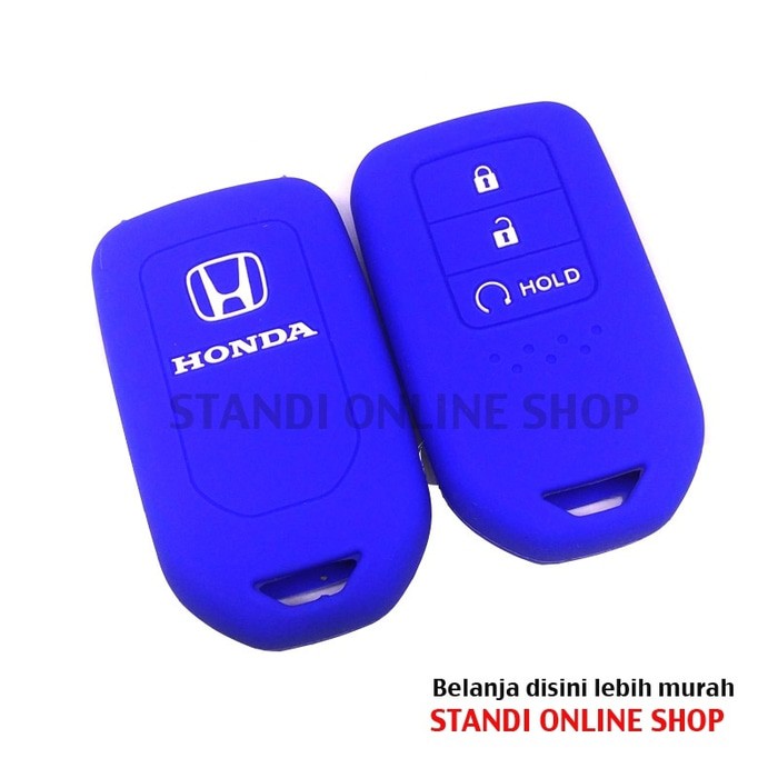 Kondom Kunci Silikon Remote Cover Honda All New Civic Turbo Hatchback Biru