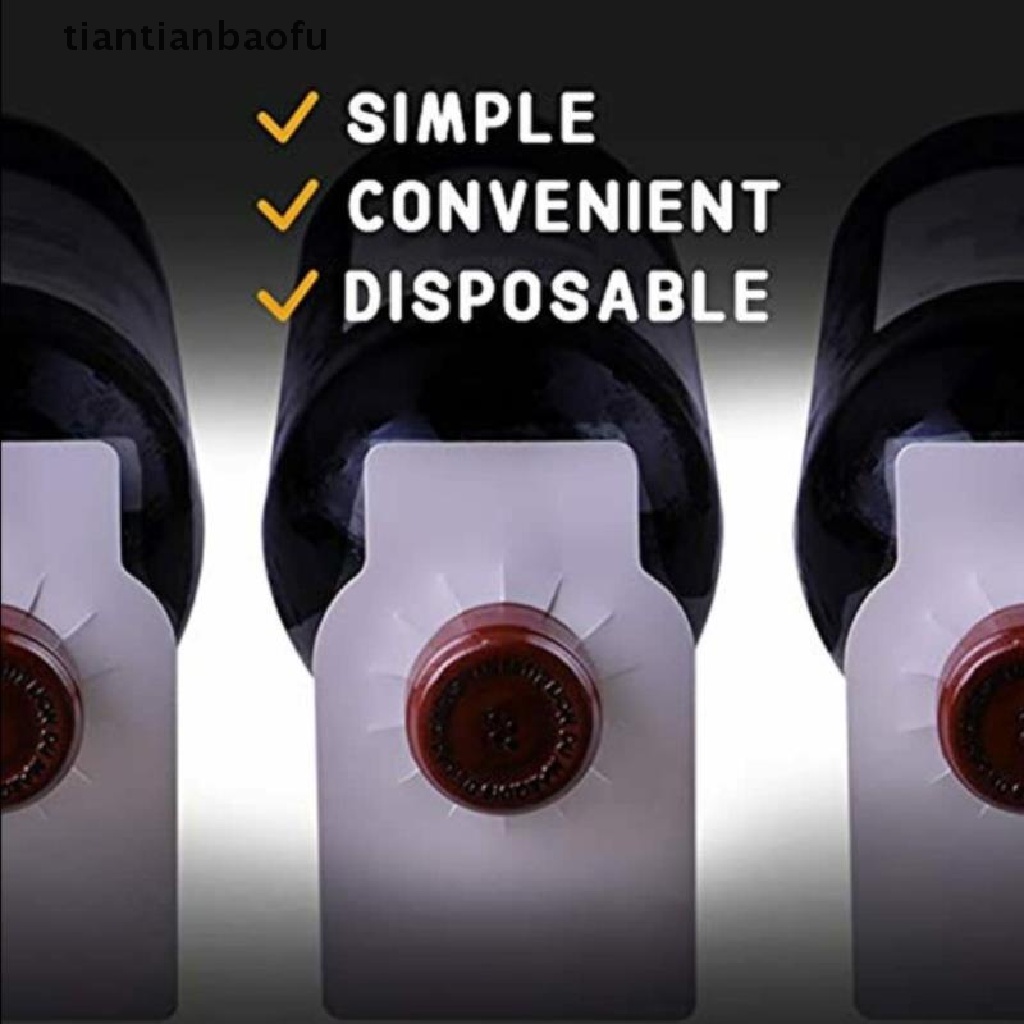 [tiantianbaofu] 50pcs Wine Bottle Tags for Wine Racks Cellars Blank Dual Sided Fits All Bottle Boutique