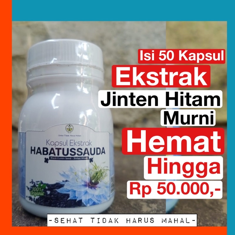 Kapsul Habbatussauda jinten Hitam