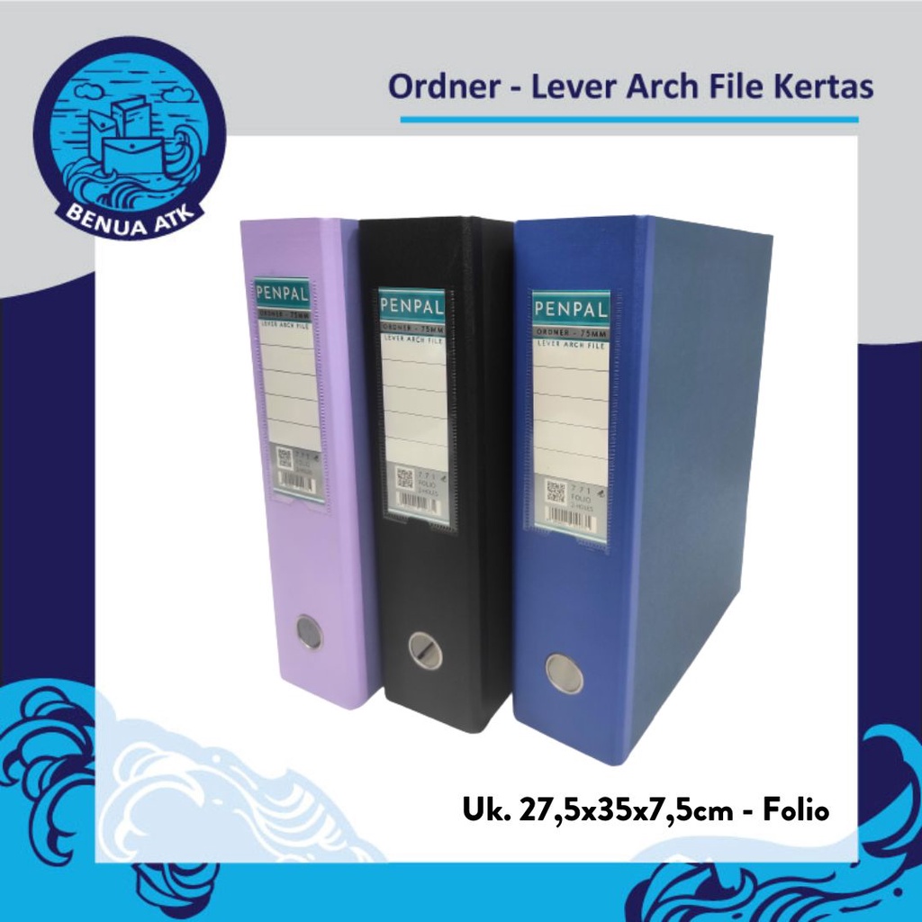 

Ordner / Lever Arch File Kertas Folio Penpal PL-771