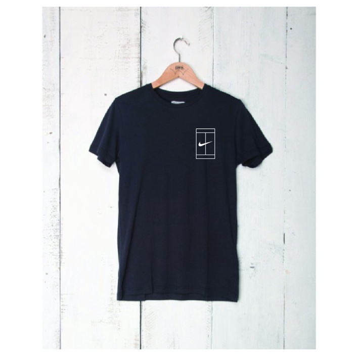 KAOS T-SHIRT LOGO NIKE COURT COMBED LOKAL