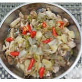 

Samcan steamed ikan asin / Kiam hu Bak ( non halal )