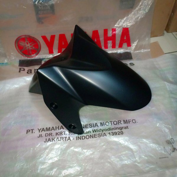 spakbor depan nmax original hitam doff