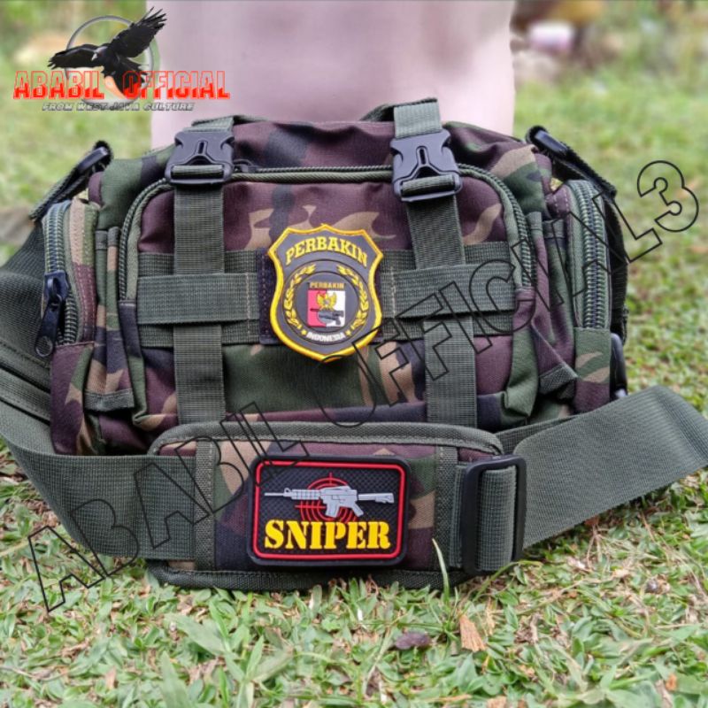 TAS WARIOR TERLARIS ARMY FREE 2 LOGO RANDOM KWALITAS ORI ARMY