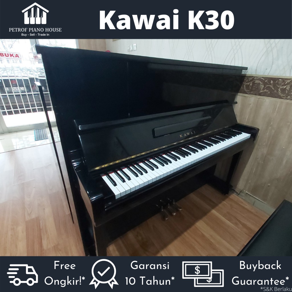 Kawai K30 Upright Piano Bekas Second