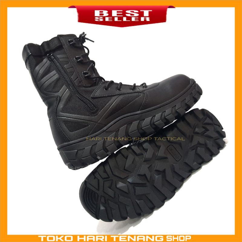 BATES Sepatu tactical original boots pria wanita PdL / Boots tactical military bates bahan kulit anti air