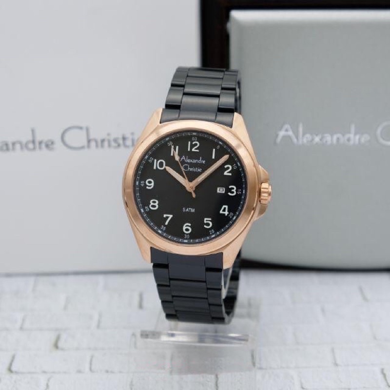 JAM TANGAN PRIA ALEXANDER CHRISTIE AC 8631 / AC8631 RANTAI PASIR ORIGINAL GARANSI