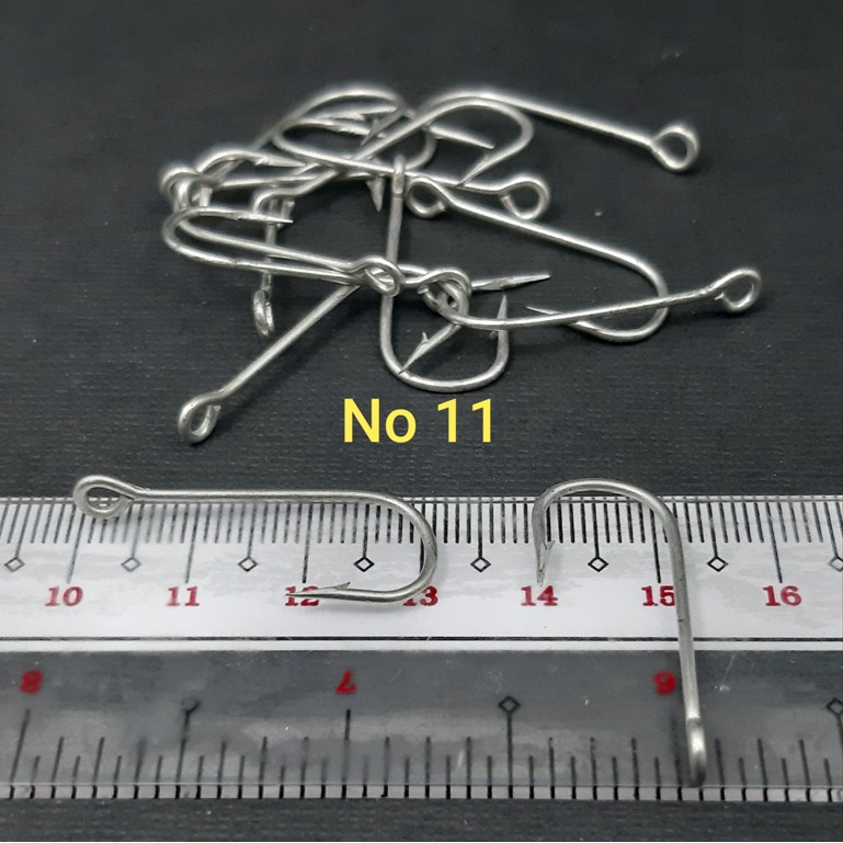 Kail Pancing Mata Kail kecil Cap Kunci Nomor 11 spek ID0421A