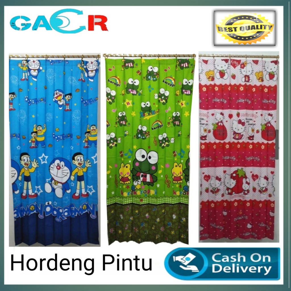 HORDENG KARAKTER PINTU / GORDEN KARAKTER  DORAEMON / HELLOKITTY / KEROPPI
