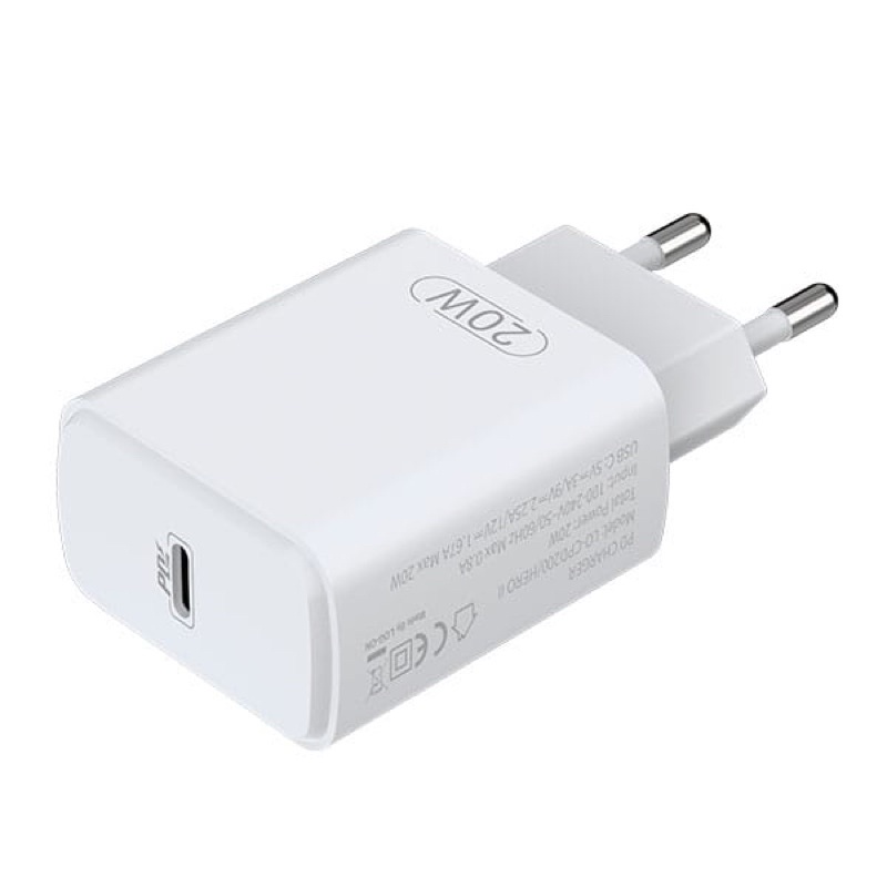 BATOK CHARGER LOG ON C TO C PD20W FAST CHARGER LO-CPD200 / HERO II - ADAPTOR CHARGER C TO C