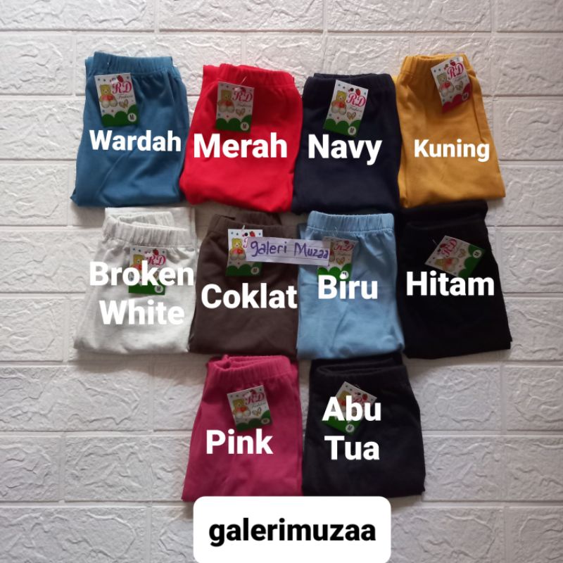 Legging Polos Anak RD Size M ( 2 - 3 Tahun )